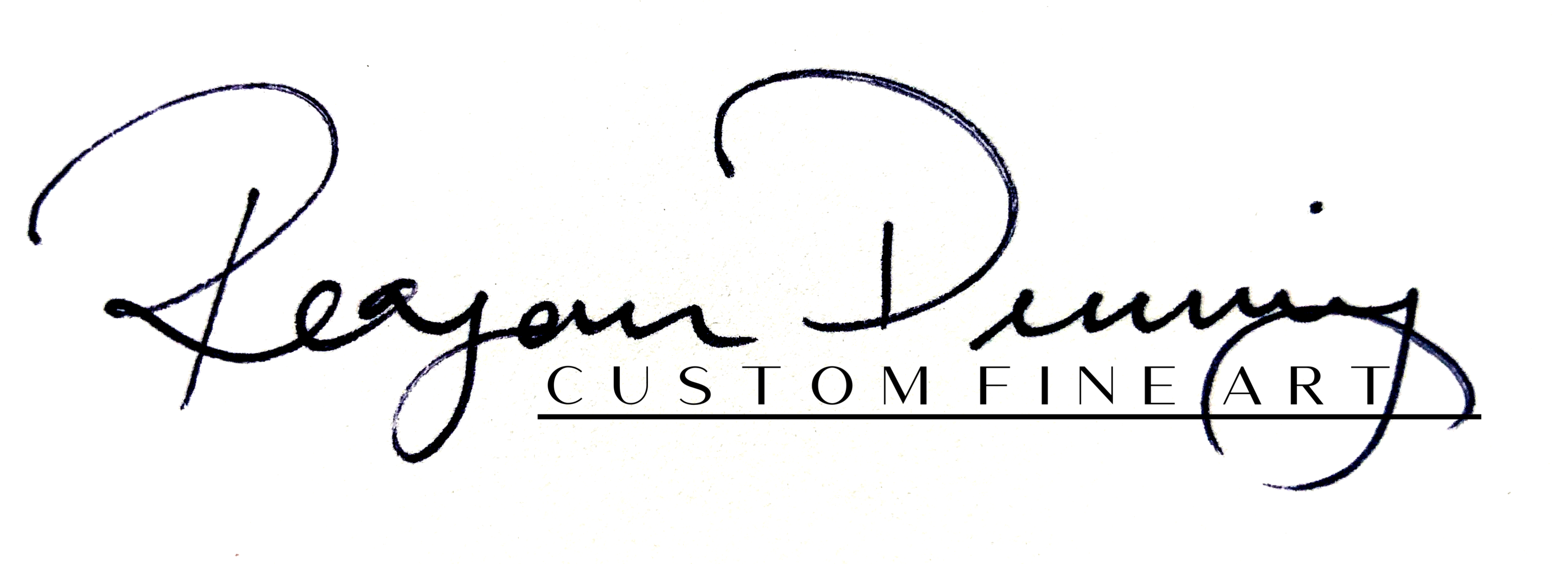 Logo reading Reagan Deming Custom Fine Art